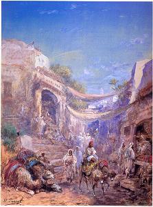A  PEINTURE ORIENTALISTE (77)